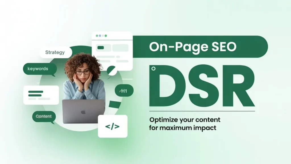 On-Page SEO services in Dubai with DSR